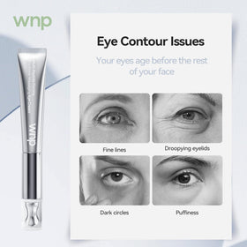WNP eye cream on bathroom vanity, integrates into daily routine