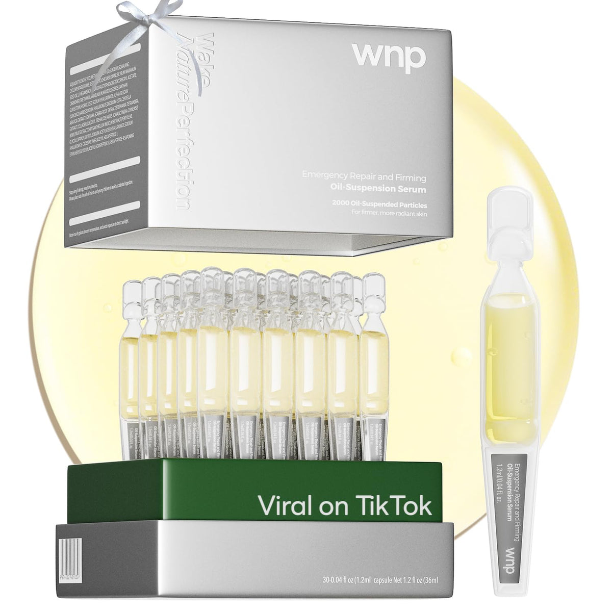WNP front packaging of 30 single-dose vials showing travel-friendly design and freshness