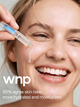 WNP pre-makeup skin application creating a smooth base