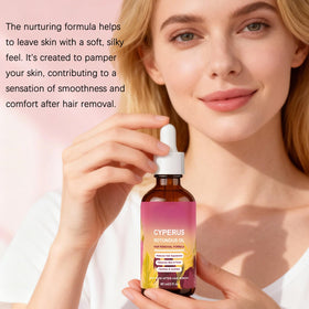WOJJ bottle on vanity presenting a calming skincare routine scene