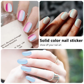 WOKOTO application on a fingernail demonstrating easy press-on benefit