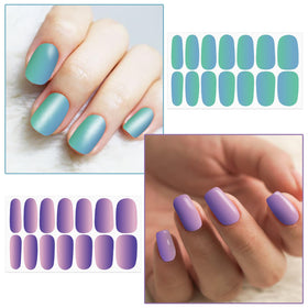 WOKOTO comparison of strip widths showing size options for different nails