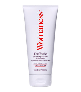 Womaness front packaging showing 200 ml tube and clear benefit