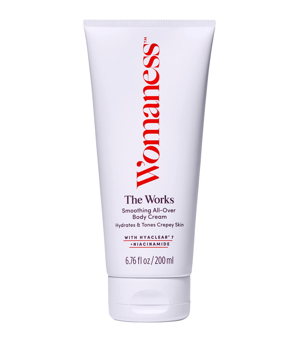 Womaness front packaging showing 200 ml tube and clear benefit