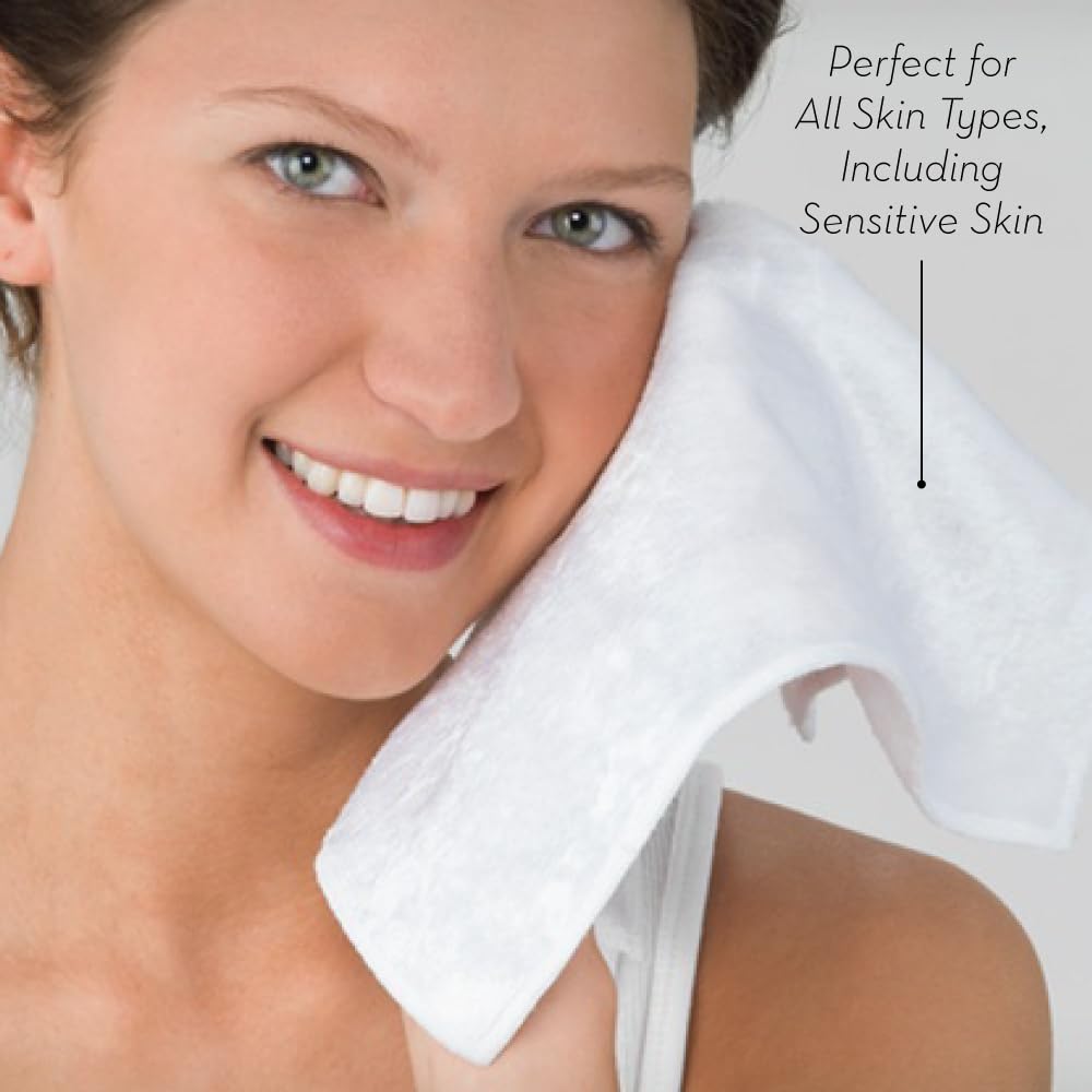 WONDER CLOTH held next to hand showing 10.5 by 8.5 inch size for full-face coverage