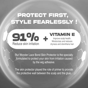 WONDER LACE BOND label detail highlighting cruelty-free formula and ingredient clarity benefits