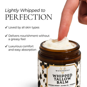 Wonderfat baby-safe usage showing gentle application for sensitive skin care