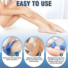 Wonshine applied to foot and ankle in a relaxed setting showing soothing comfort
