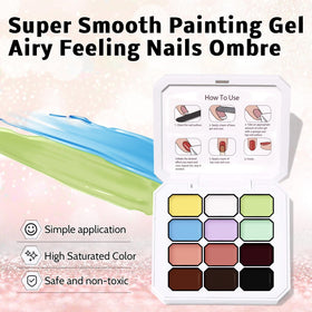 Woobena sponge application creating smooth ombre gradients easily