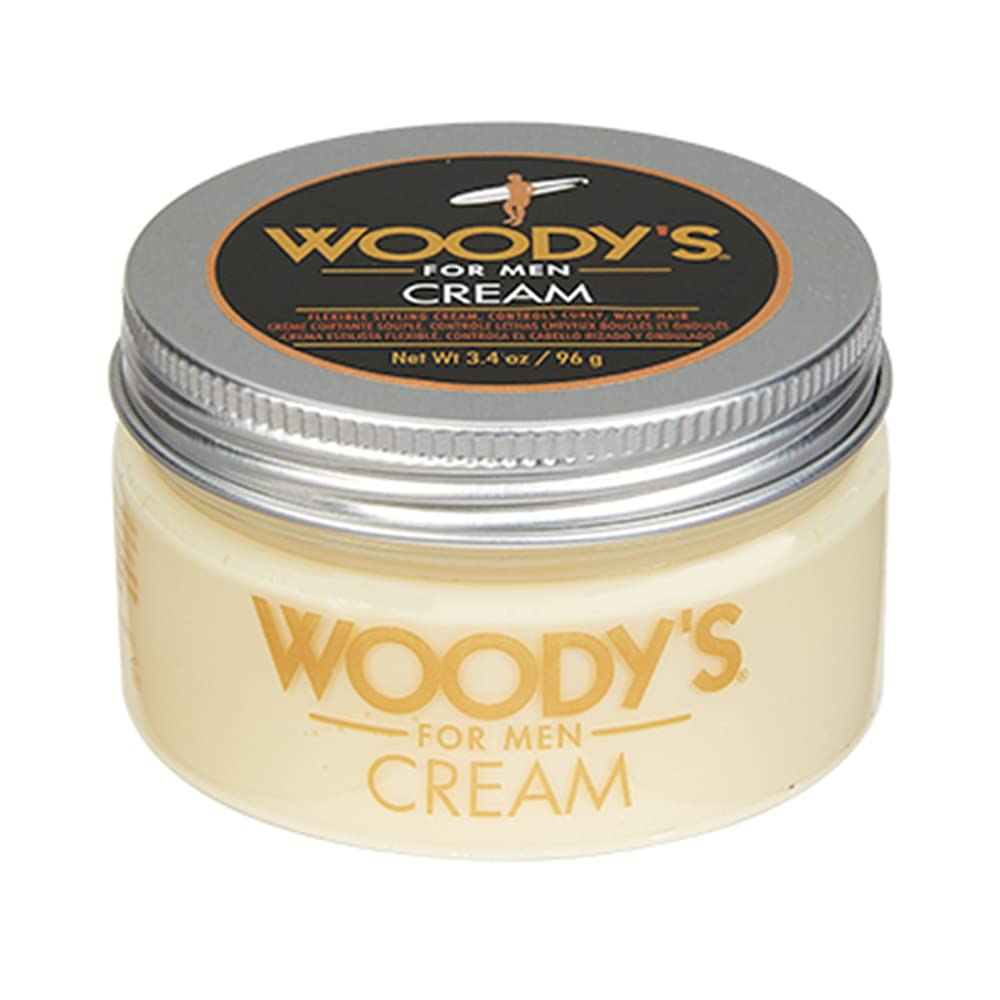 Woody's front label showing product benefits and size