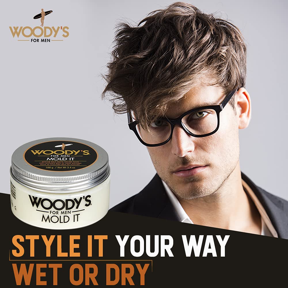 Woody's paste on hands being warmed for smooth application and control
