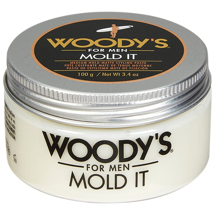 Woody's front jar view showing compact 3.4 oz packaging and brand clarity