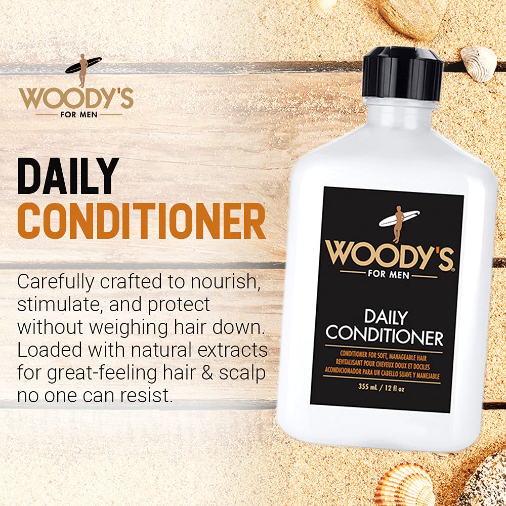 Woody's cream texture on palm highlighting lightweight hydration and easy spread