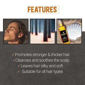 Woody's aloe and ginger ingredients close-up highlighting soothing hydration