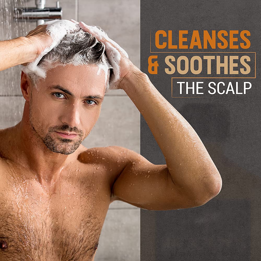 Woody's creamy lather texture demonstrating gentle hydrations