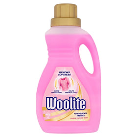Woolite bottle front label showing product and gentle-care benefits