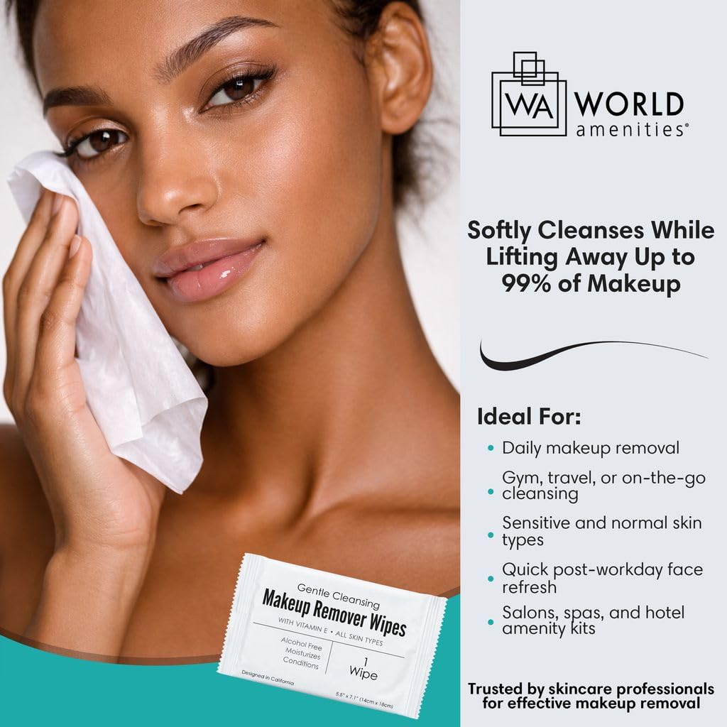 World Amenities individually wrapped packet emphasizing travel convenience