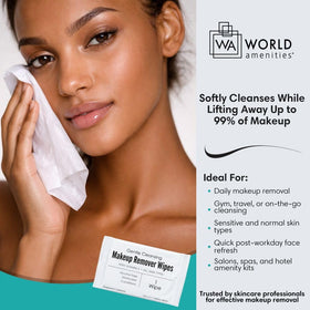 World Amenities individually wrapped packet emphasizing travel convenience