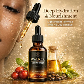 World Quick applying serum to face and neck for lifting effect