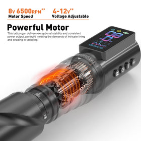 Wormhole Tattoo dual 2300mAh battery pack displayed for long-lasting sessions