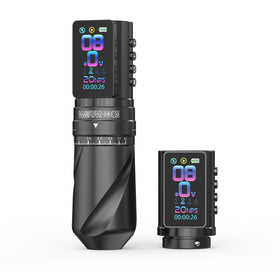 Wormhole Tattoo front view showing aluminium body and ergonomic grip, improving control