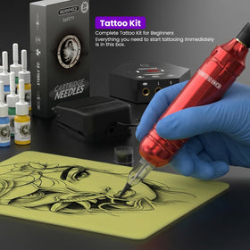 Wormhole lifestyle scene of artist practicing demonstrating improved technique