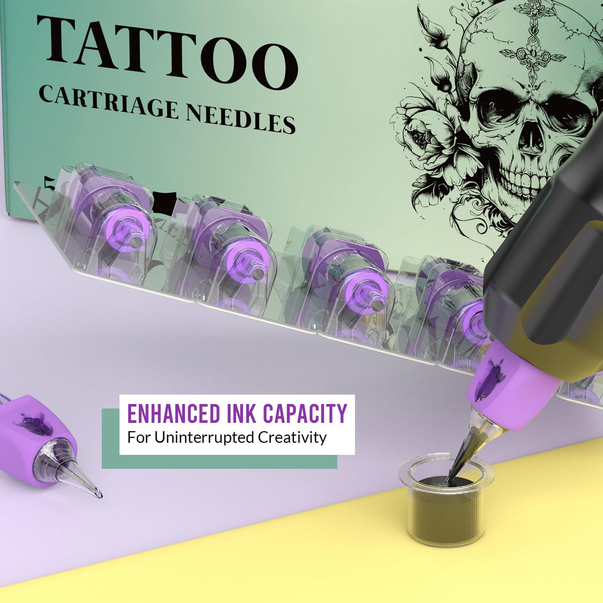 Wormhole individually sealed cartridge packaging for hygiene and single-use safety