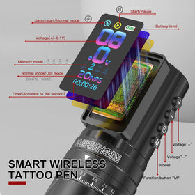 Wormhole Tattoo stroke selector detail highlighting seven adjustable stroke lengths
