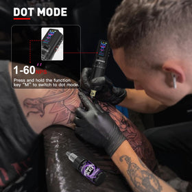 Wormhole Tattoo on studio bench in lifestyle scene improving professional workflow