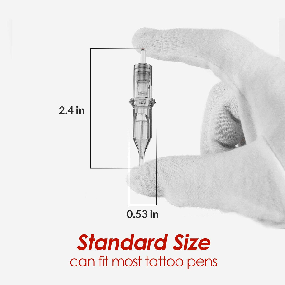 Wormhole Tattoo semi-transparent tip revealing needle movement and ink flow