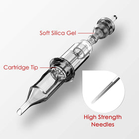 Wormhole Tattoo light grey tubing that improves needle visibility and setup accuracy