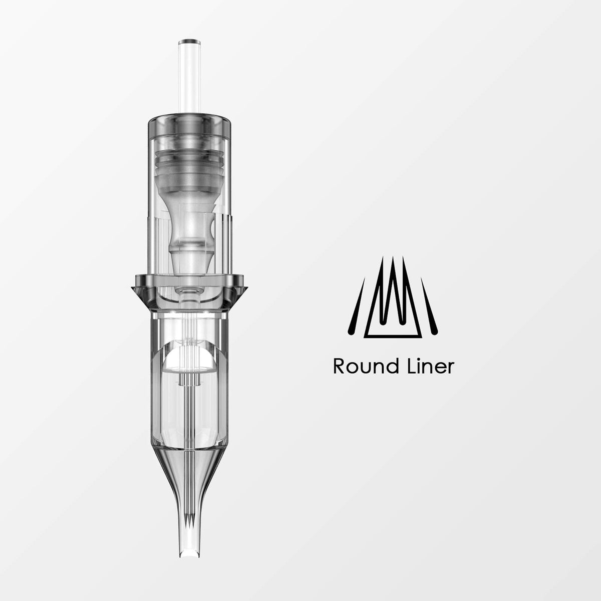 Wormhole Tattoo detailed view of stainless-steel needle tips showing precise lining performance