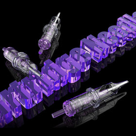 Wormhole Tattoo transparent cartridge body up close for visual ink control
