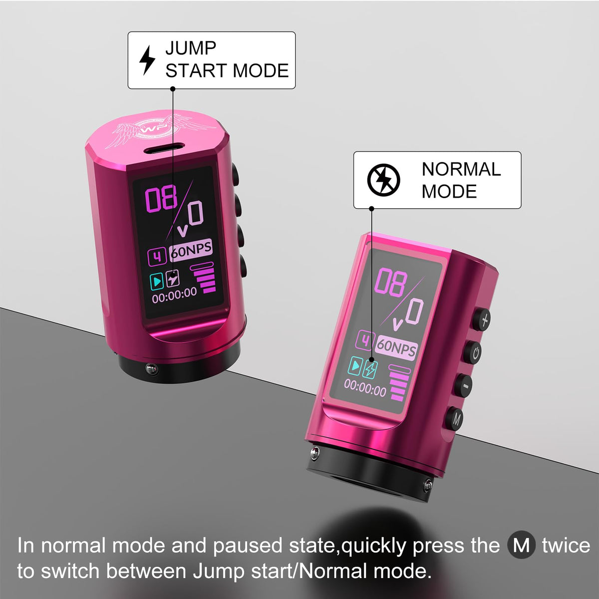 WORMHOLEPRO battery module beside ruler for scale indicating high 1800 mAh capacity