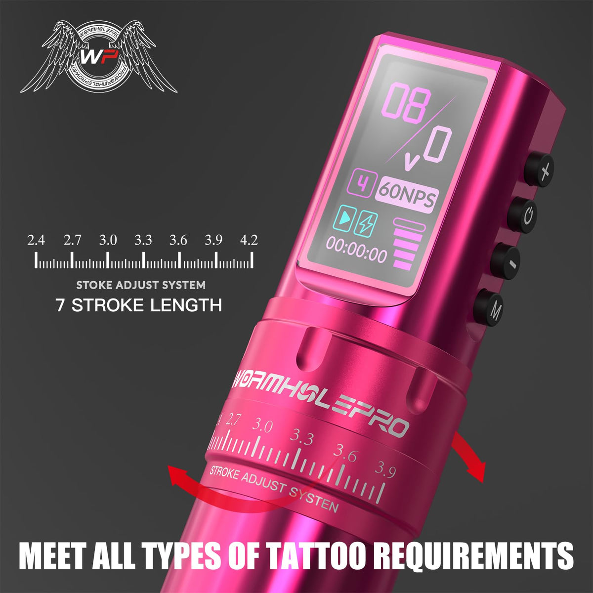WORMHOLEPRO handheld pen in use demonstrating comfortable balance and reduced fatigue