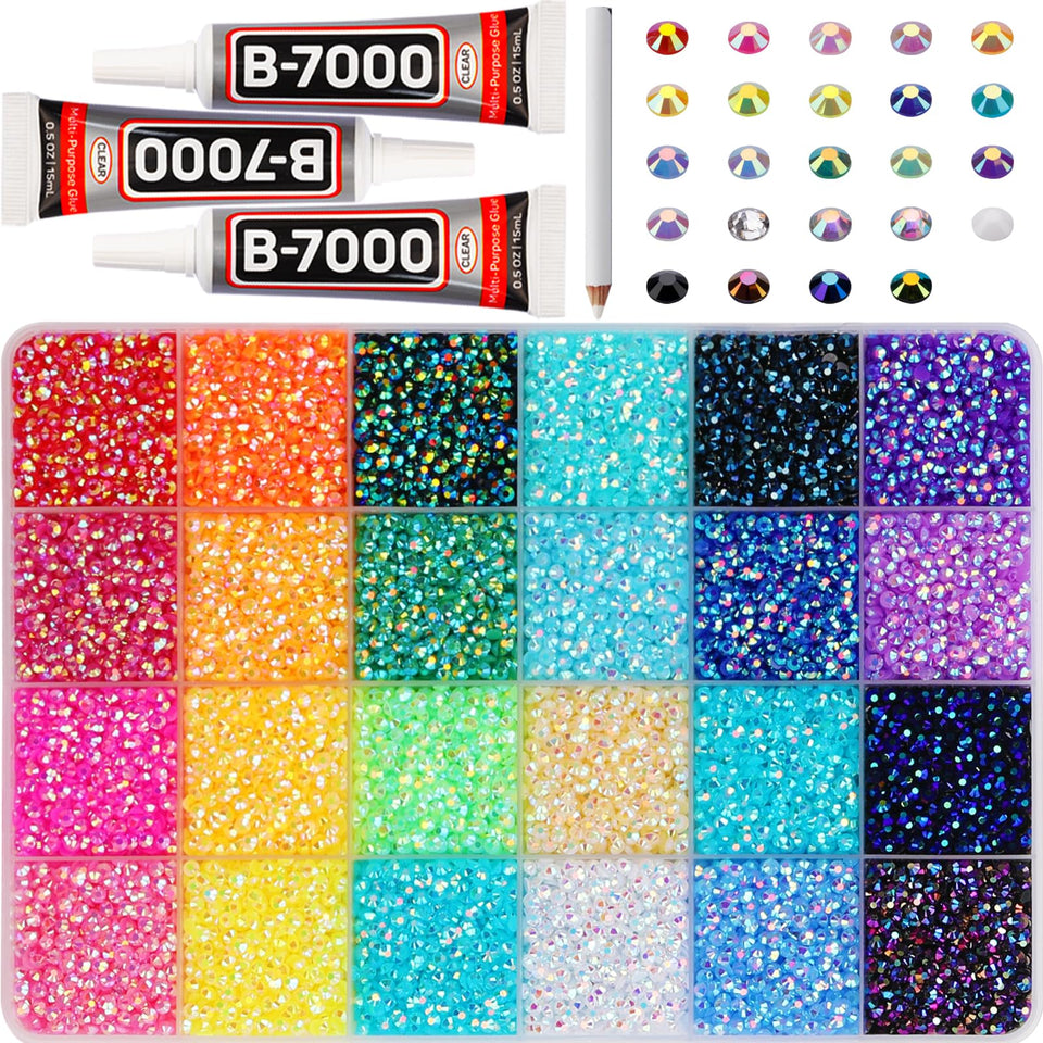 Worthofbest front packaging showing kit contents and bright mixed colors for quick project starts