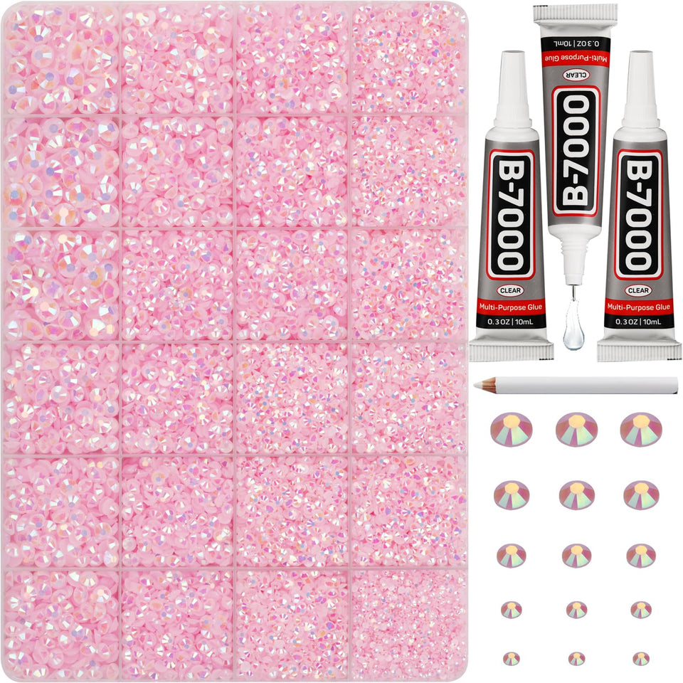 Worthofbest front packaging showing full bedazzling kit and value