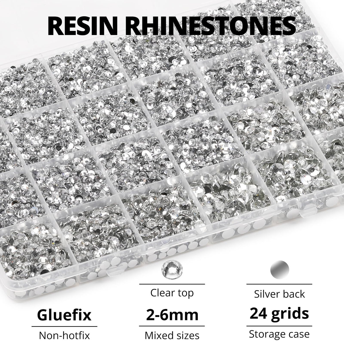 Worthofbest close-up of rhinestone facets showing sparkle and reflective detail