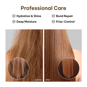 WOTION dispensed onto hand, illustrates creamy dose for mid-lengths and ends