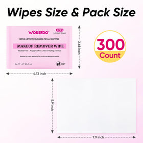 WOUSEDO open bulk box displaying individually sealed sachets for refills