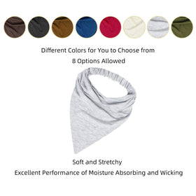 WOVOWOVO eight headbands laid flat showing color variety and outfit-matching benefit