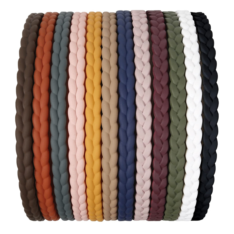 WOVOWOVO front packaging showing 12 headbands and color variety for easy choice