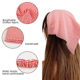 WOVOWOVO headscarf absorbing sweat during workout for cooling benefit