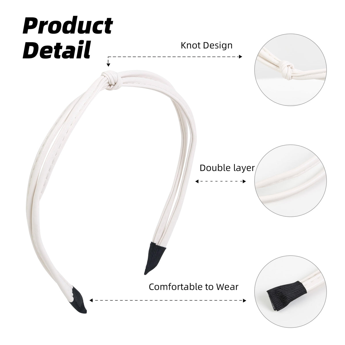 WOVOWOVO side profile on mannequin showing secure fit and lightweight comfort