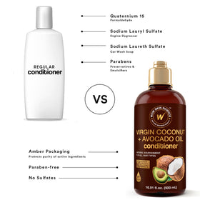 WOW Life Science conditioner in shower scene improving hair manageability