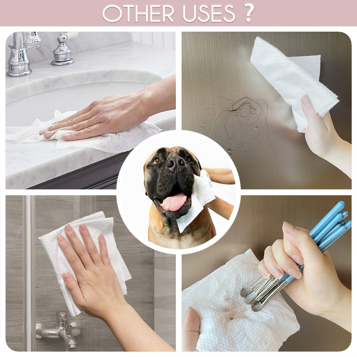 WOWOTEX towels packed in travel pouch showing on-the-go hygiene and convenience