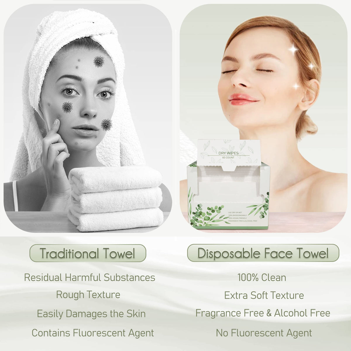 WOWOTEX removing makeup quickly for gentle, mess-free cleanup