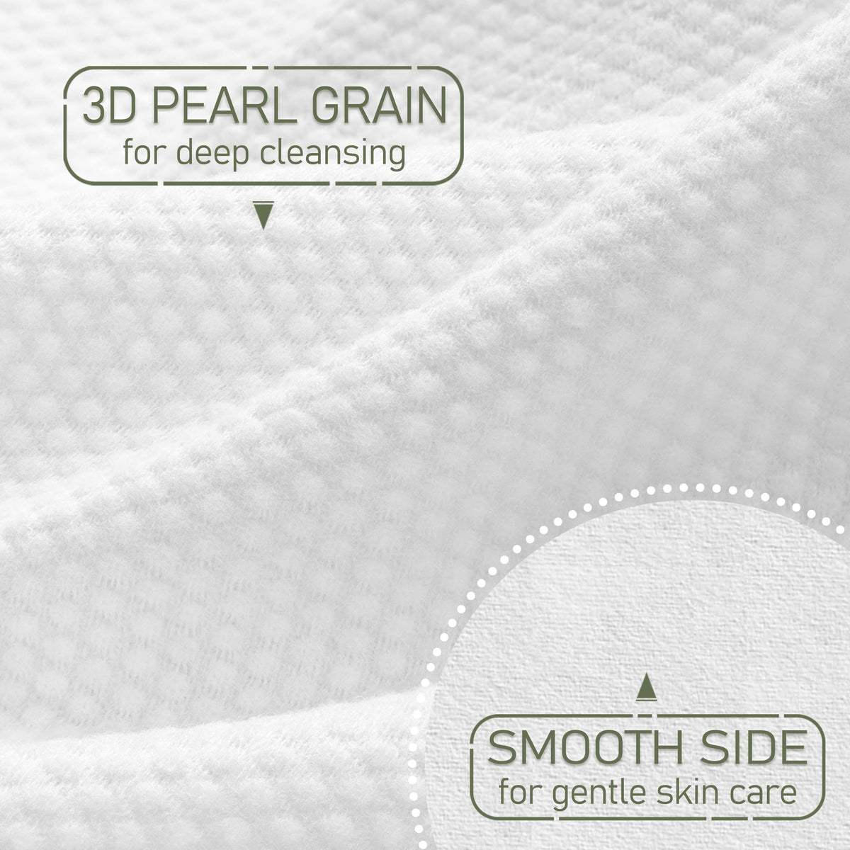 WOWOTEX single towel flat lay large size for full-face coverage