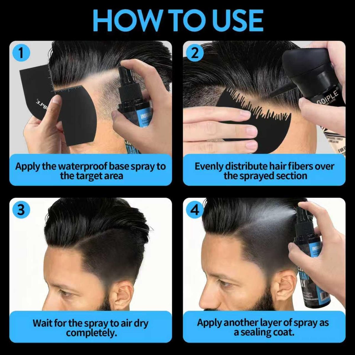 WOZUTUNT before and after hairline comparison showing fuller appearance and discreet finish