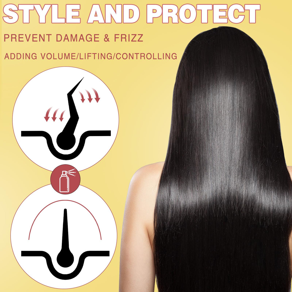 WOZUTUNT coconut and castor oil ingredient image for nourishing moisture